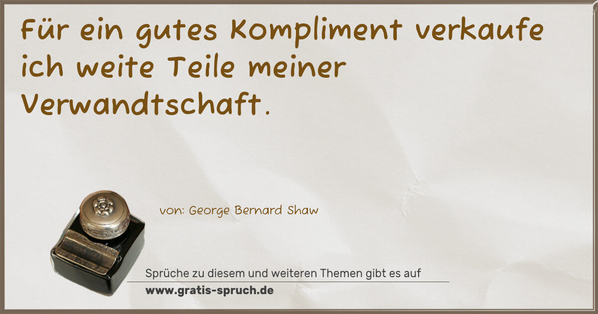 Spruchbild: Verwandtschaft