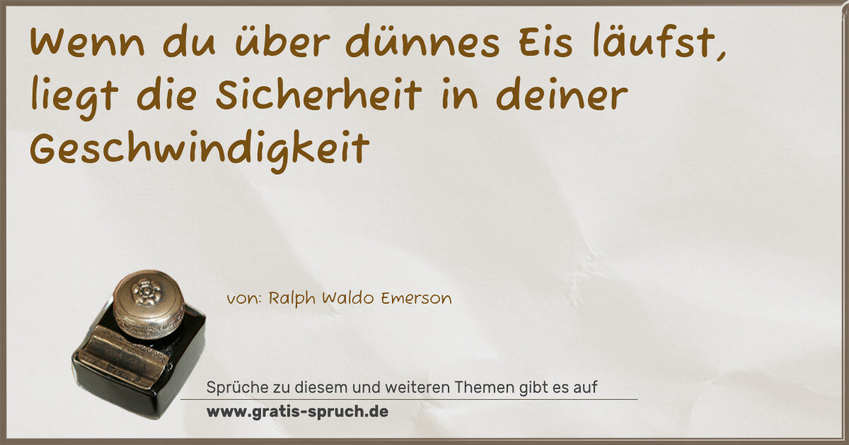 Spruchbild: Geschwindigkeit