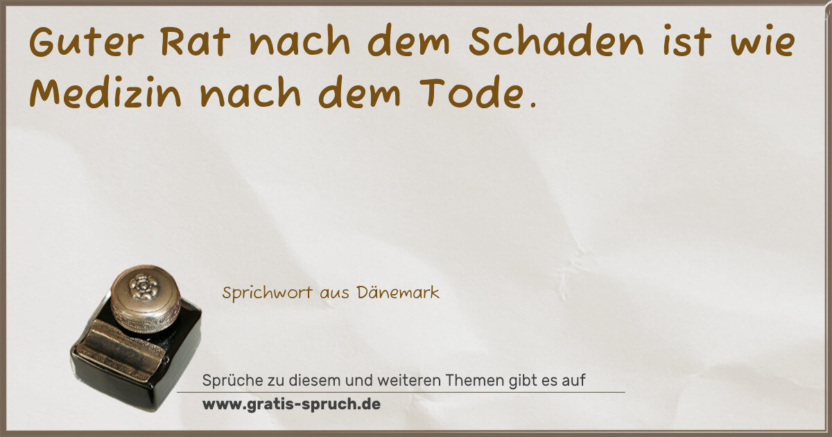 Spruchbild: Schaden