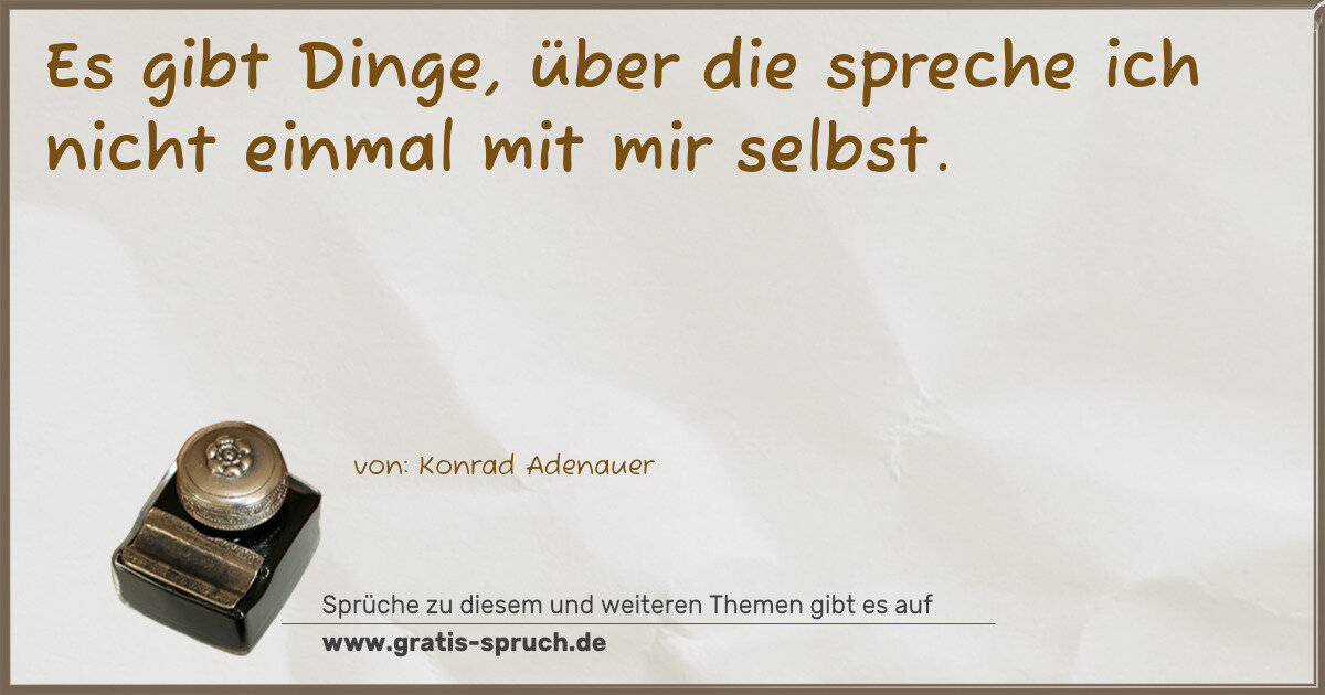 Spruchbild: Geheimnis