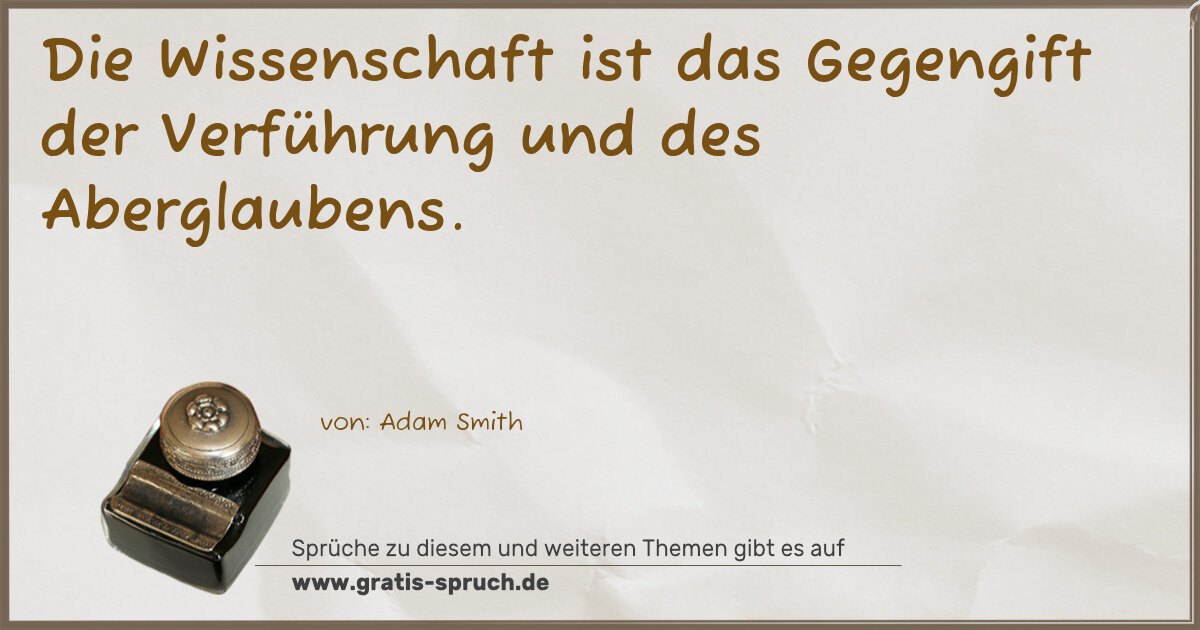 Spruchbild: Verführung