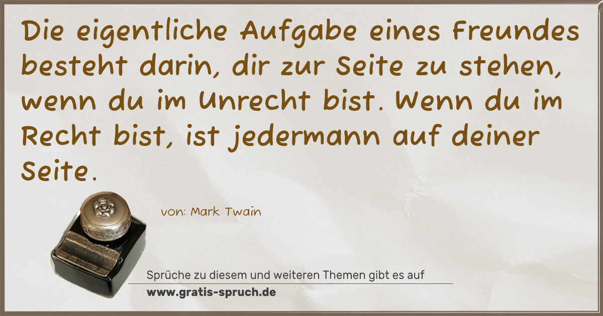Spruchbild: Aufgabe