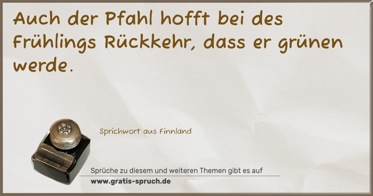 Spruchbild: Rückkehr