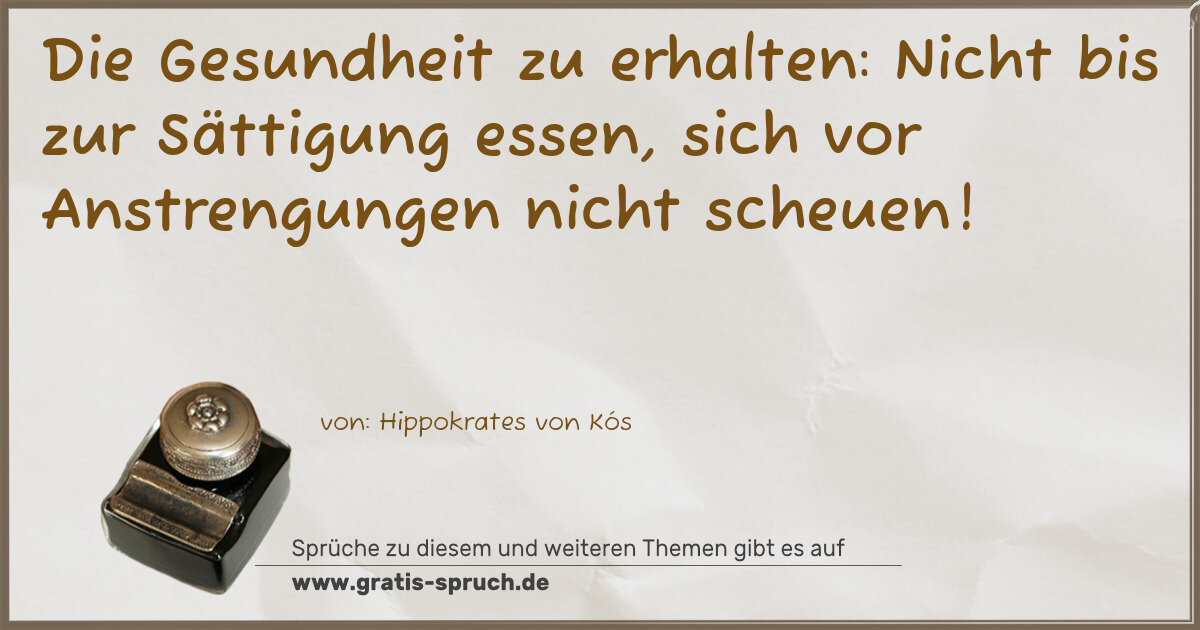 Spruchbild: Sättigung
