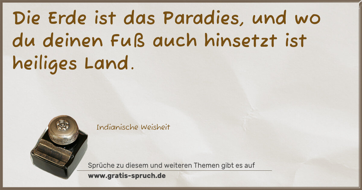Spruchbild: Fuß