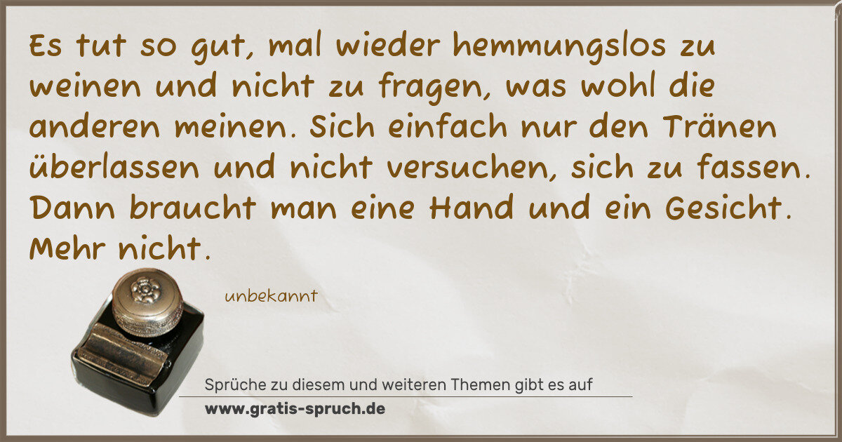 Spruchbild: Gelegenheit