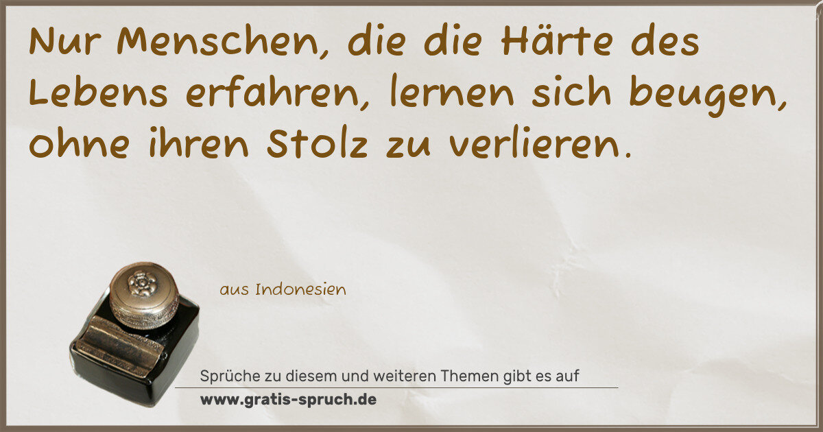 Spruchbild: Härte
