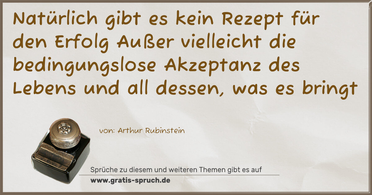 Spruchbild: Akzeptanz