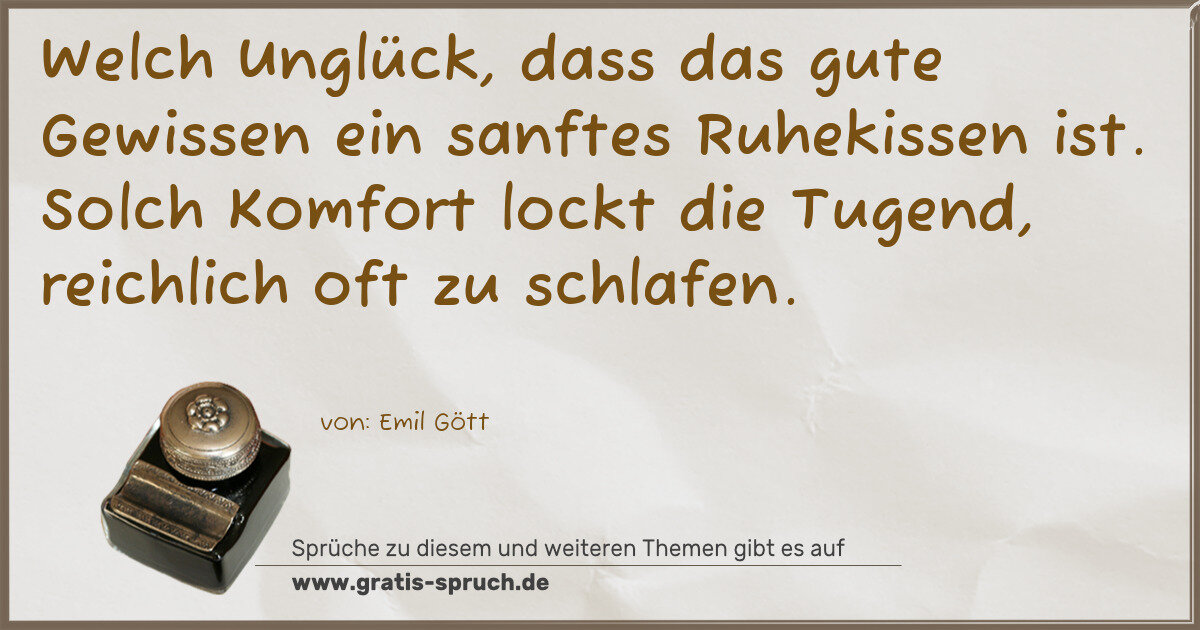 Spruchbild: Komfort