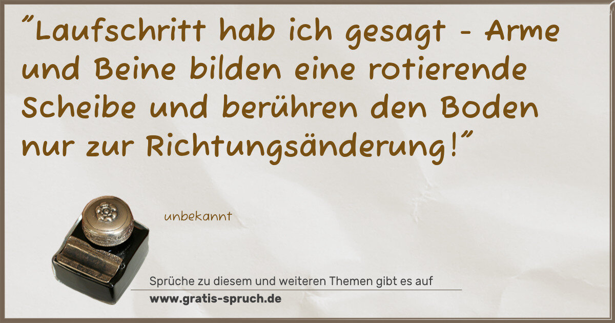 Spruchbild: Arme