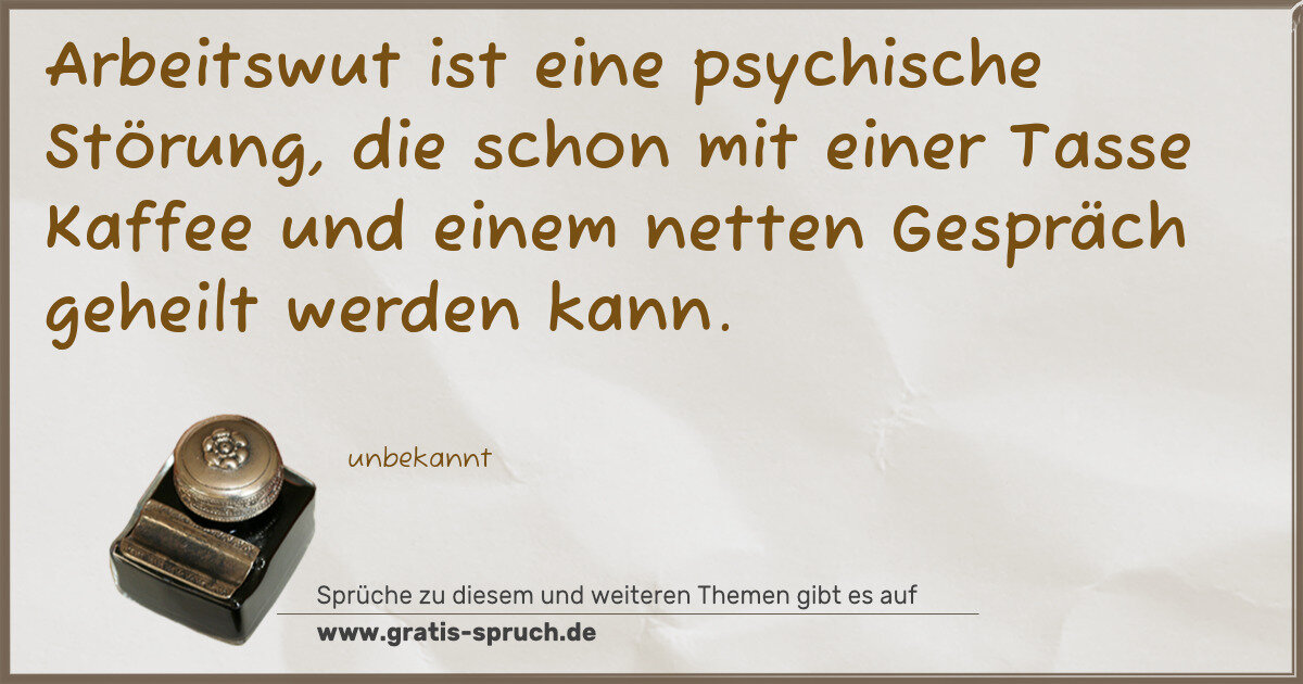 Spruchbild: Störung